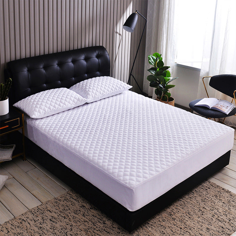 Non-slip fixed mattress protector