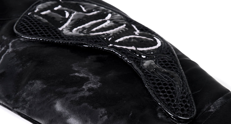 Punk Black Motorcycle Leather Jacket LadyShow.Store