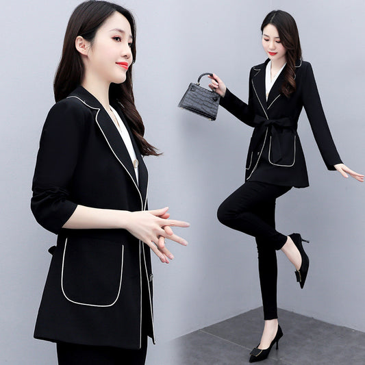 Slim High-End Versatile Spring Jacket for Girls Pi-Mart