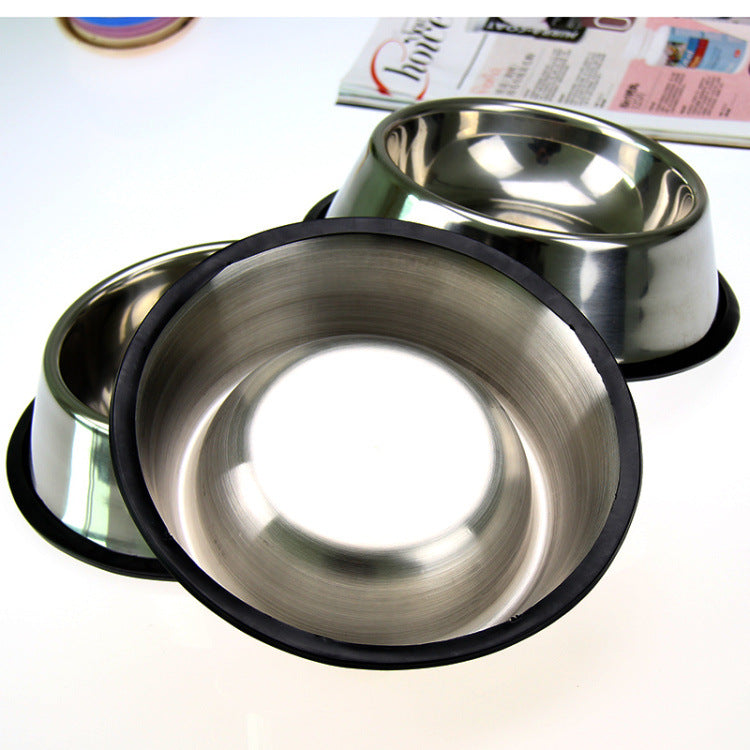Classic Stainless Steel Bowls Pets Fashion