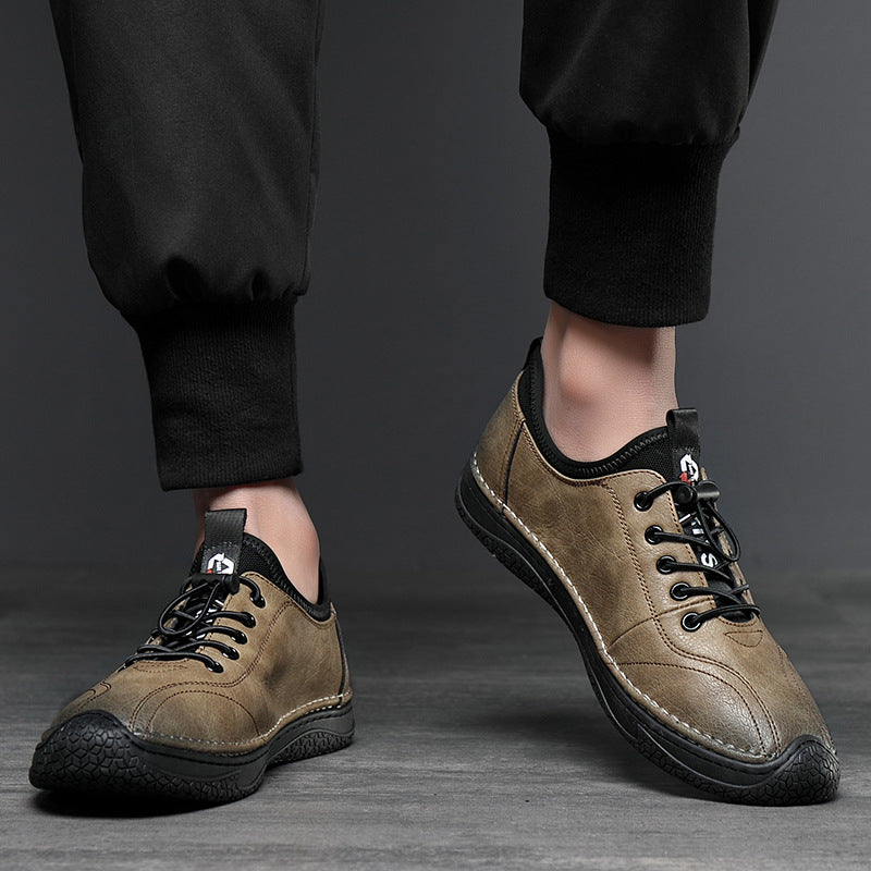 Men's Casual Shoes Men's Genuine Leather Autumn New Low-cut Cowhide Shoes