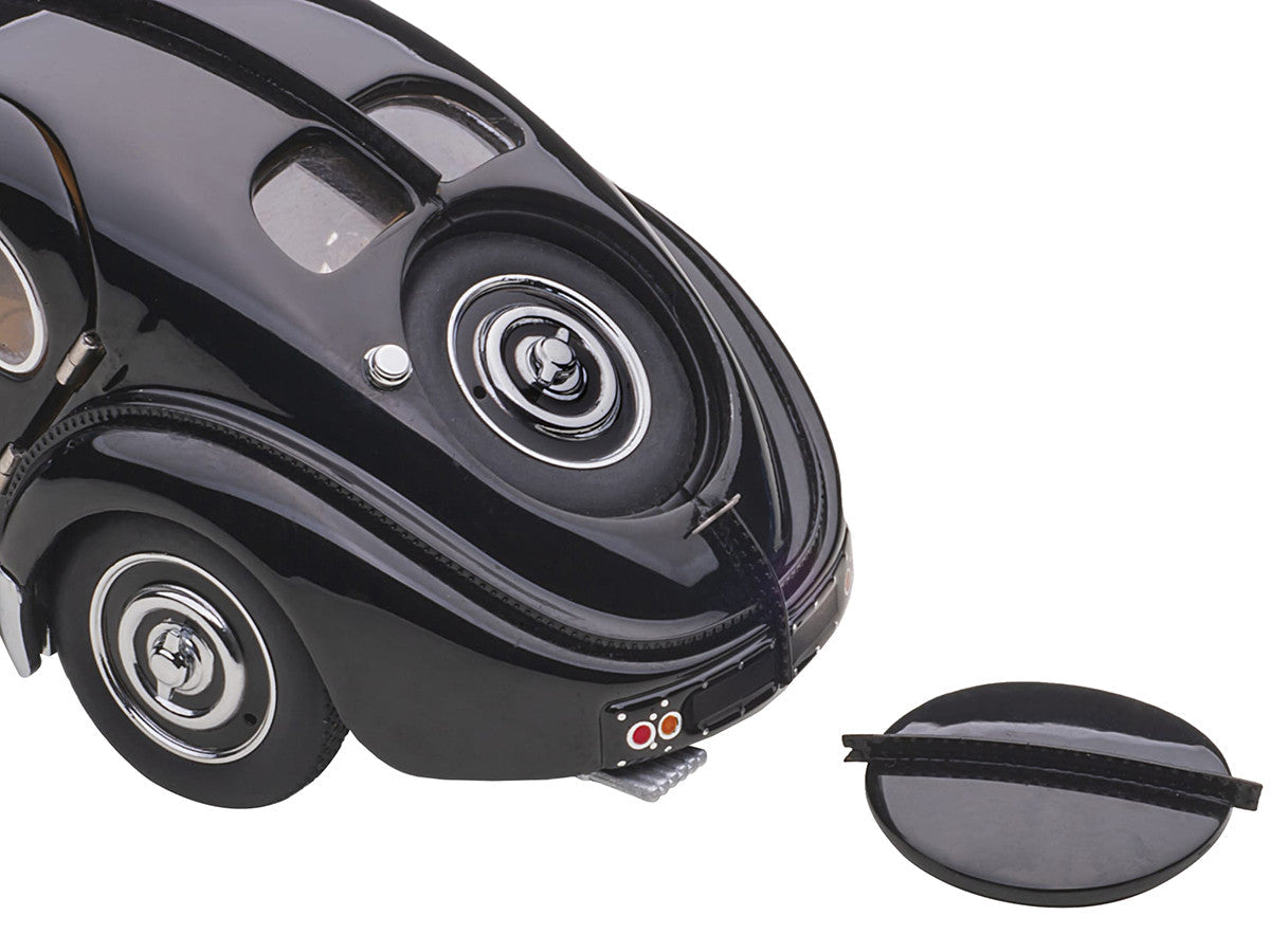 1938 Bugatti Type 57SC Atlantic with Disc Wheels Black 1/43 Diecast Model Car by Autoart LuxuryLifeWay Online Store