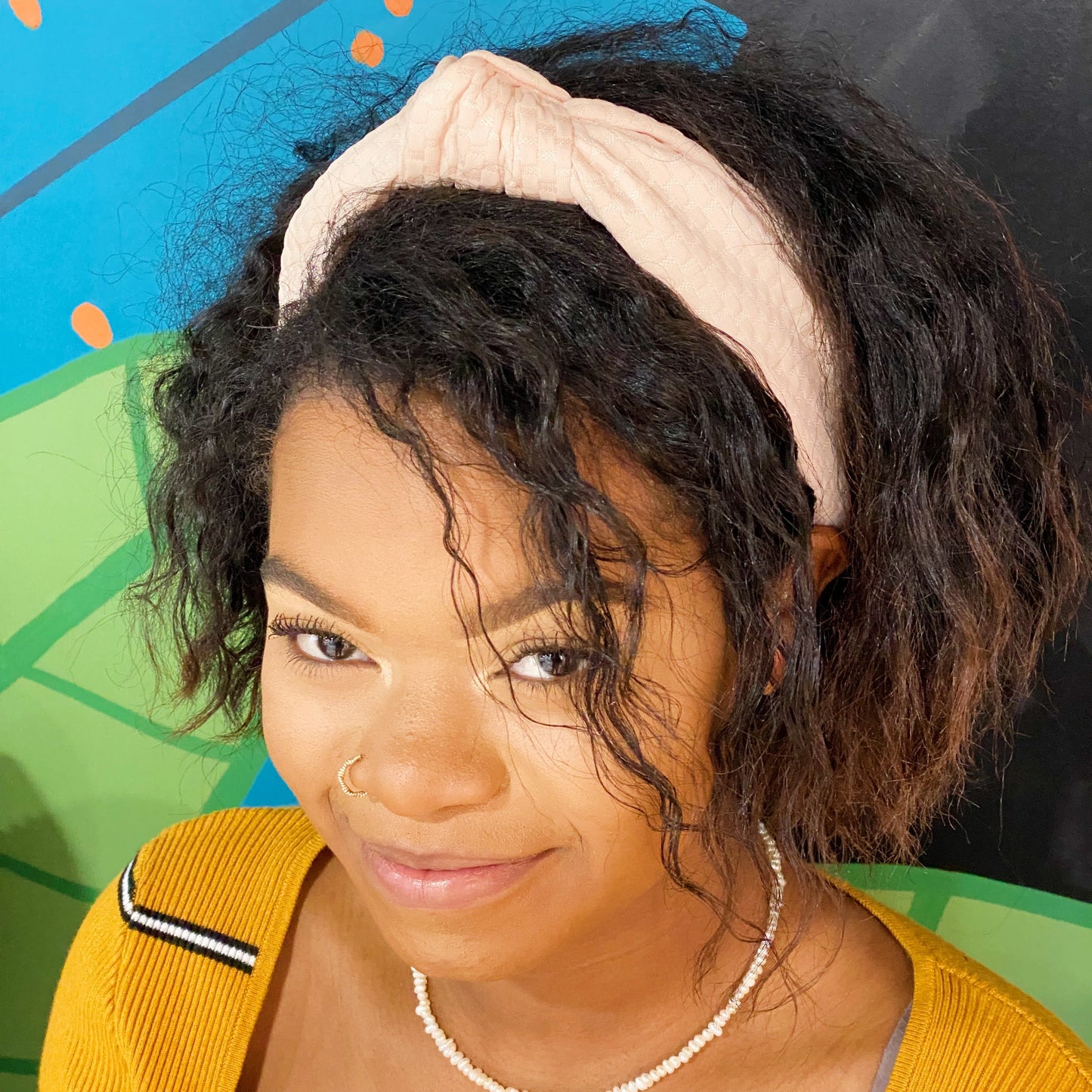 Embossed Charm Headband LadyShow.Store