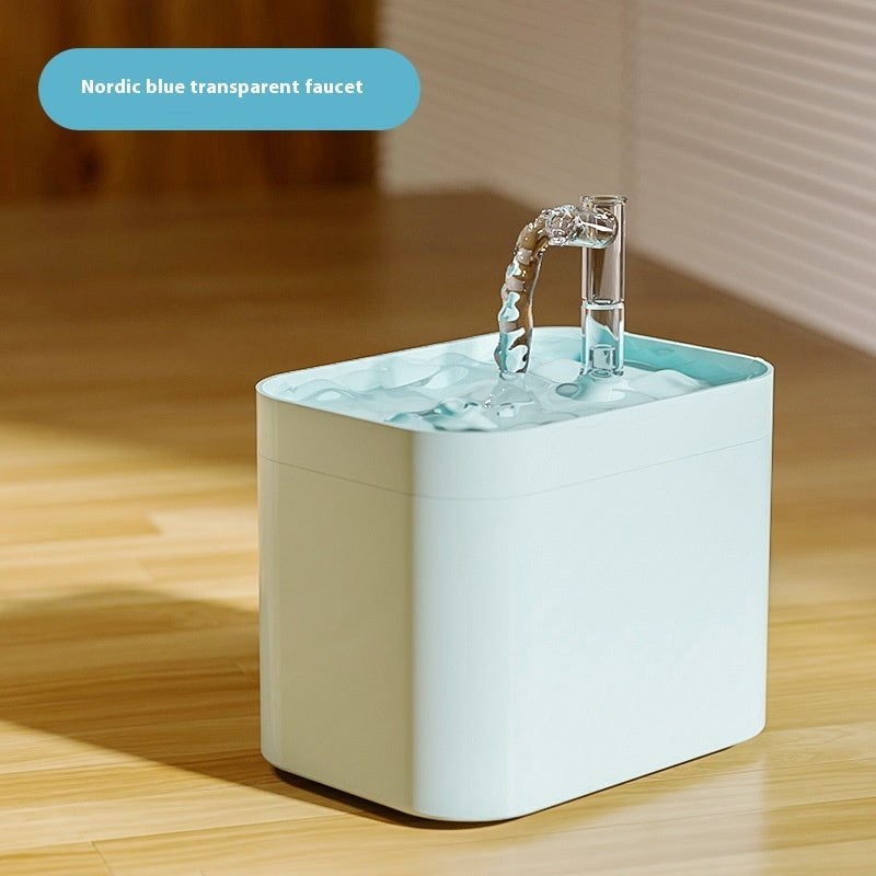 Cat Water Fountain Automatic Circulation Flow Water Fountain Kitten Drinking Water Apparatus Pets Fashion