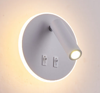 Modern Minimalist Bedside LED Wall Lamp Creative Led Spotlight PearlNestDecor.com
