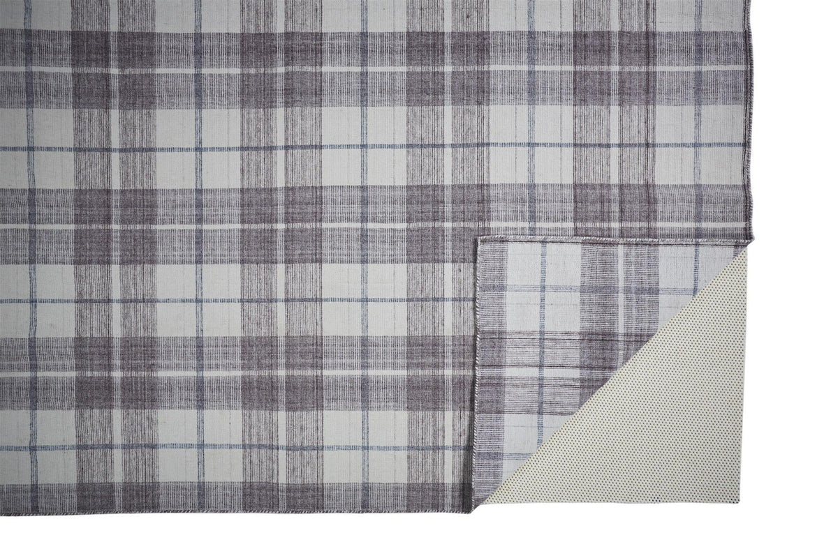 4' X 6' Gray Taupe And Ivory Abstract Hand Woven Stain Resistant Area Rug LuxuryLifeWay Online Store