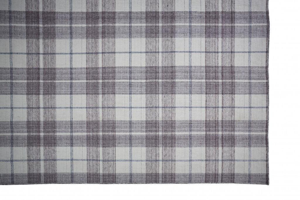 4' X 6' Gray Taupe And Ivory Abstract Hand Woven Stain Resistant Area Rug LuxuryLifeWay Online Store