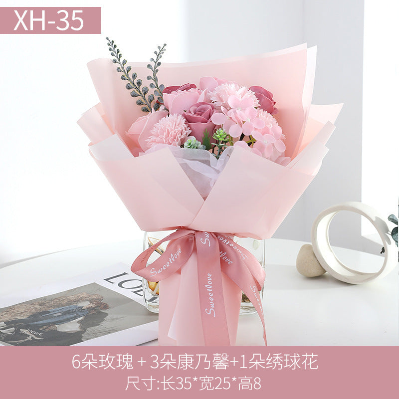 Eternal Rose Soap Flower Gift for Mother's Day and Birthdays LadyShow.Store