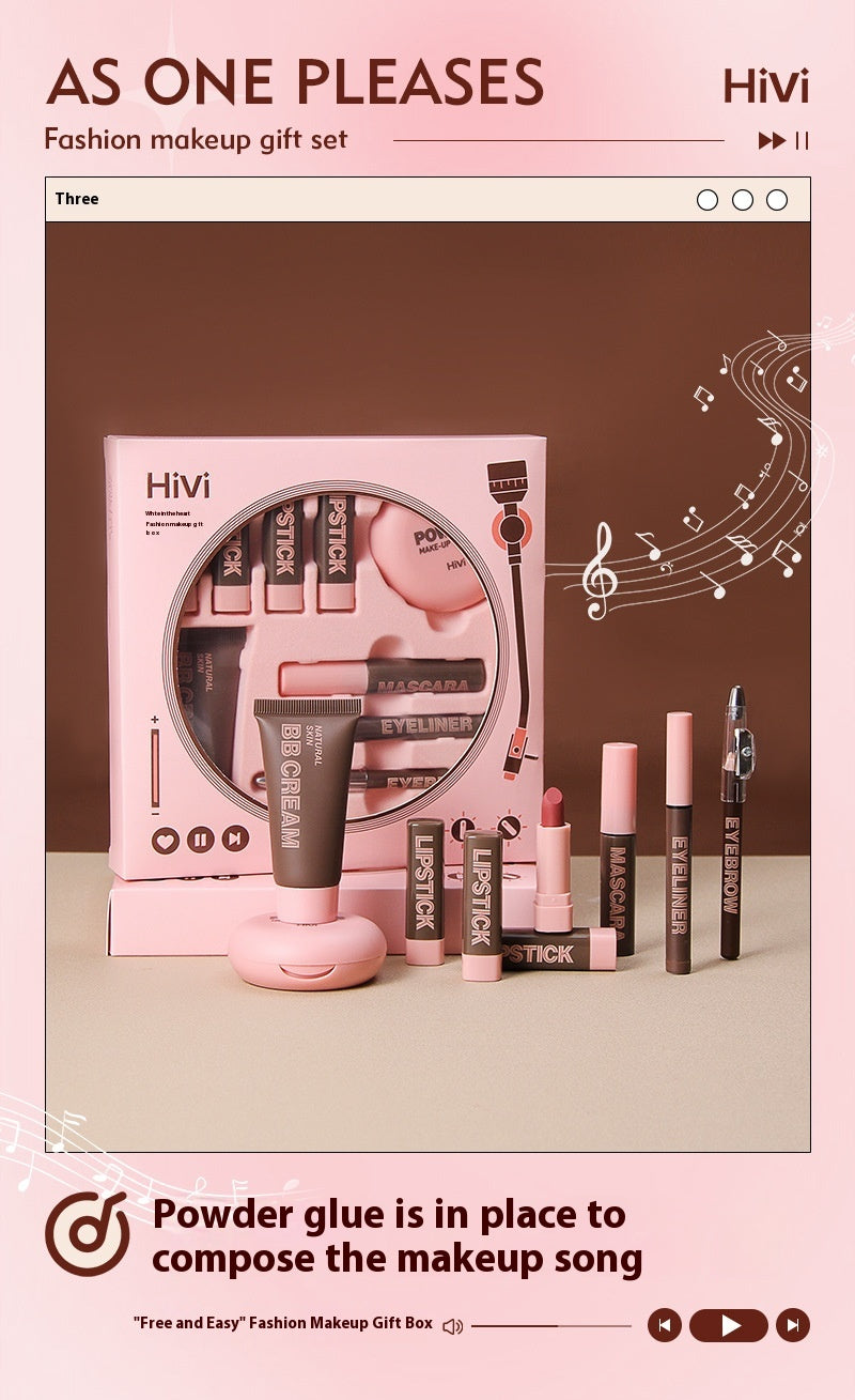 Glue Record Limited Lipstick Powder Beauty Gift Set LadyShow.Store
