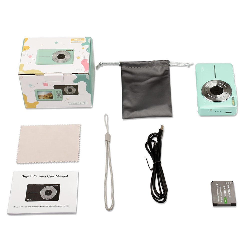 Mini Digital Camera Children's HD Digital Camera Student Mini Digital Camera Boys And Girls Christmas Birthday Gift Children's Entry-level Camera Best YouTube Store