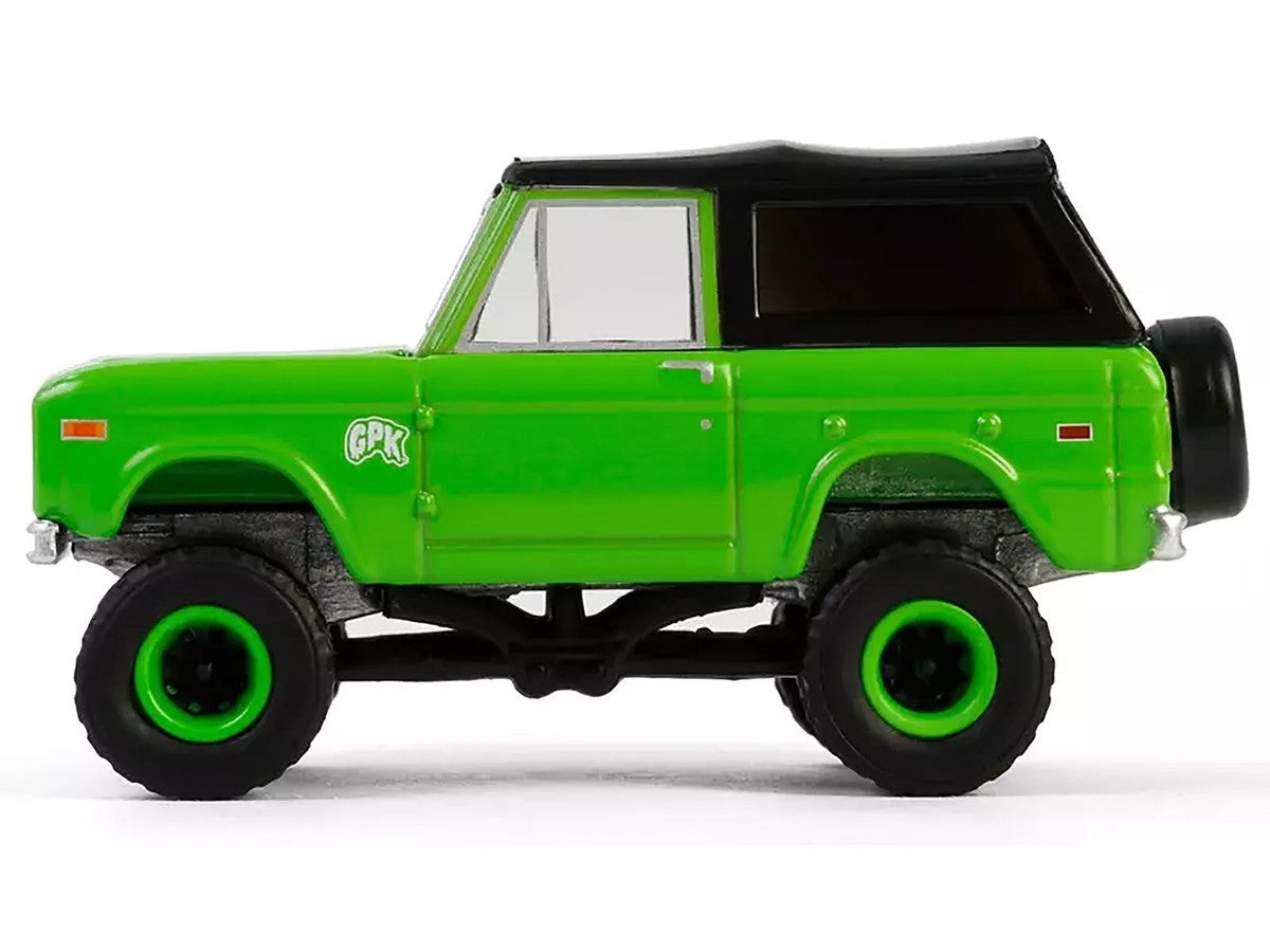 1969 Ford Bronco "Garbage Pail Kids: Super Snotty" Green with Black Top "San Diego Comic-Con 2024 Exclusive" 1/64 Diecast Model Car by Greenlight LuxuryLifeWay Online Store