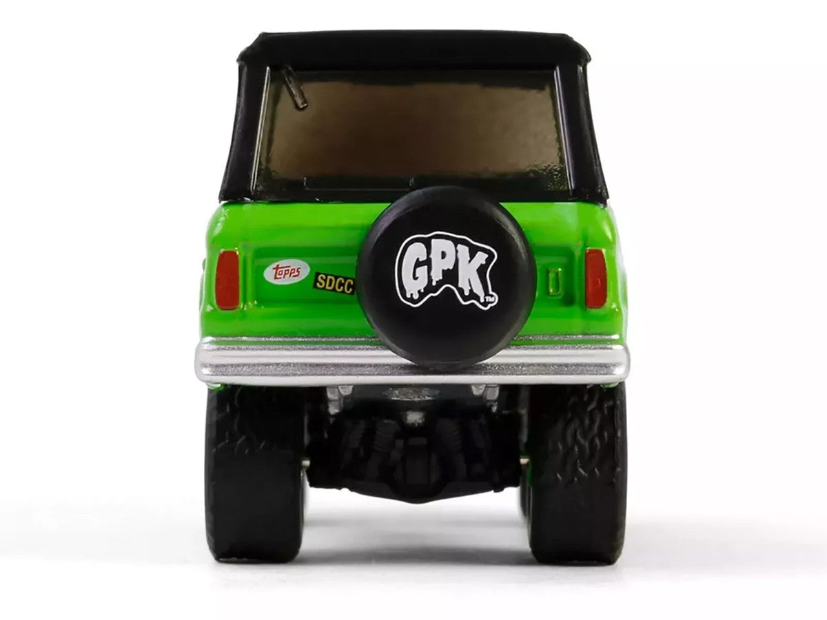 1969 Ford Bronco "Garbage Pail Kids: Super Snotty" Green with Black Top "San Diego Comic-Con 2024 Exclusive" 1/64 Diecast Model Car by Greenlight LuxuryLifeWay Online Store
