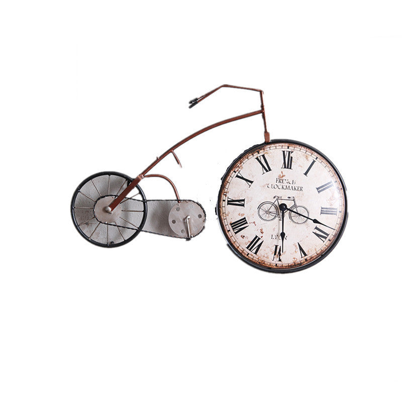 Creative bicycle wall clock PearlNestDecor.com