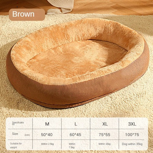 Removable And Washable Dog Bed Warm Cat Bed For Sleeping Pets Fashion