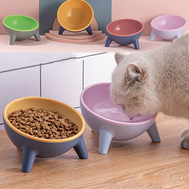 Cat Dog Bowl With Stand Pet Feeding Food Bowls Dogs Bunny Rabbit Nordic Color Feeder Product Supplies Pet Accessories Pets Fashion