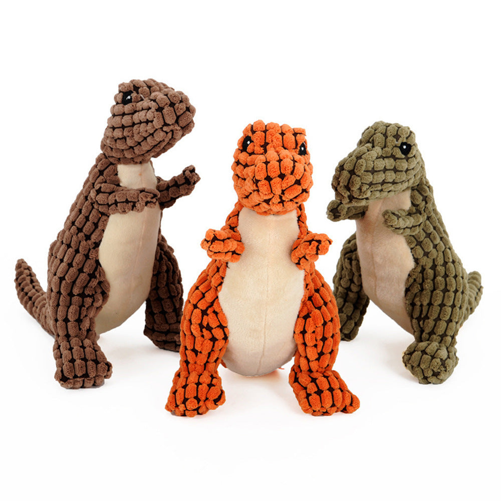 Dinosaur Pet Toys Giant Dogs Pets Interactive Dog Toys For Large Dogs Chew Toys Chihuahua Plush Stuffing Squeakers Pets Fashion