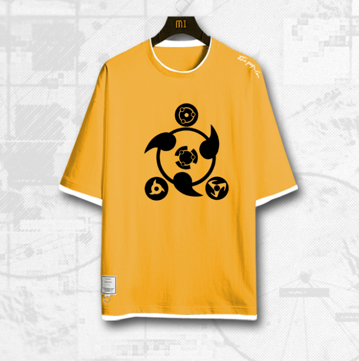 Naruto Akatsuki Itachi Uchiha Short Sleeve T-Shirt Pi-Mart