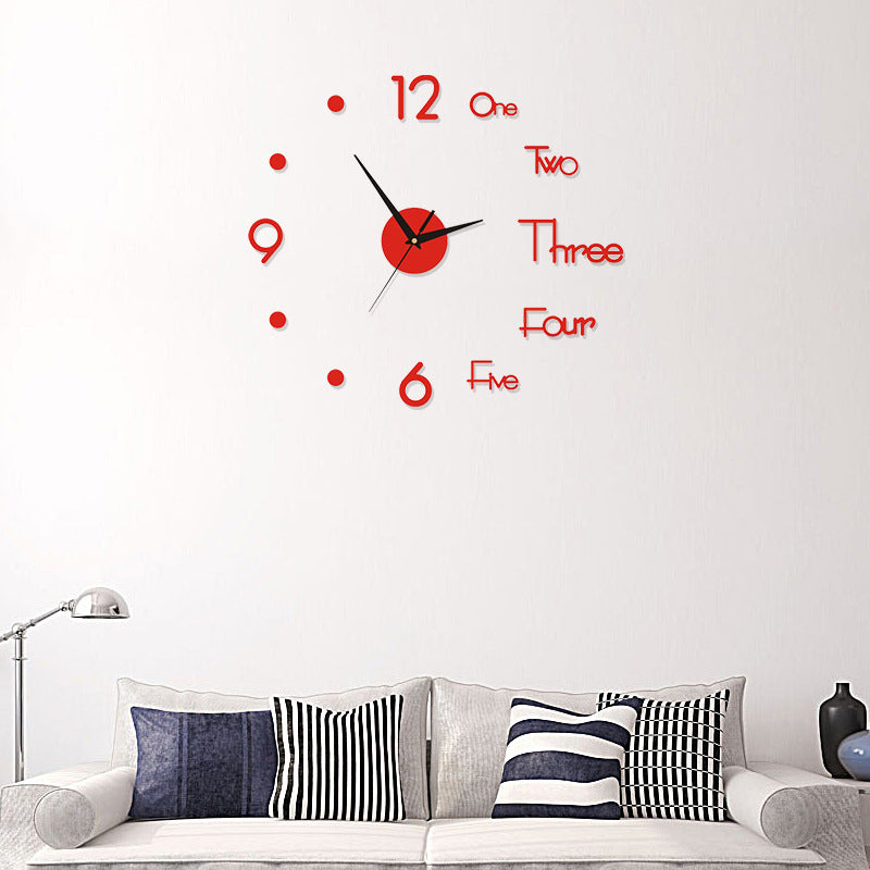 Creative wall mounted clock PearlNestDecor.com