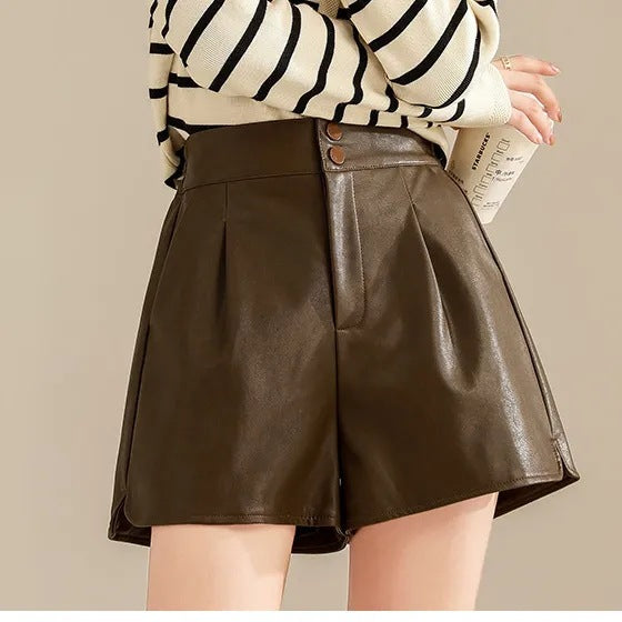 New Autumnwinter High-waiste Figure-flattering A-line Wide-leg Pants For Outerwear LadyShow.Store