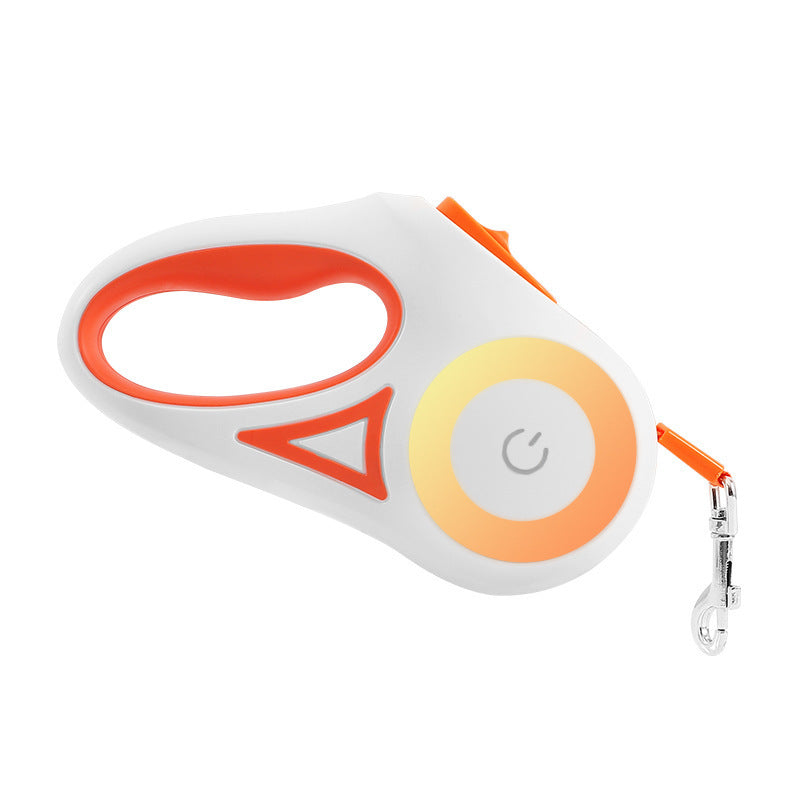 Retractable Dog Leash with Collar Pets Fashion