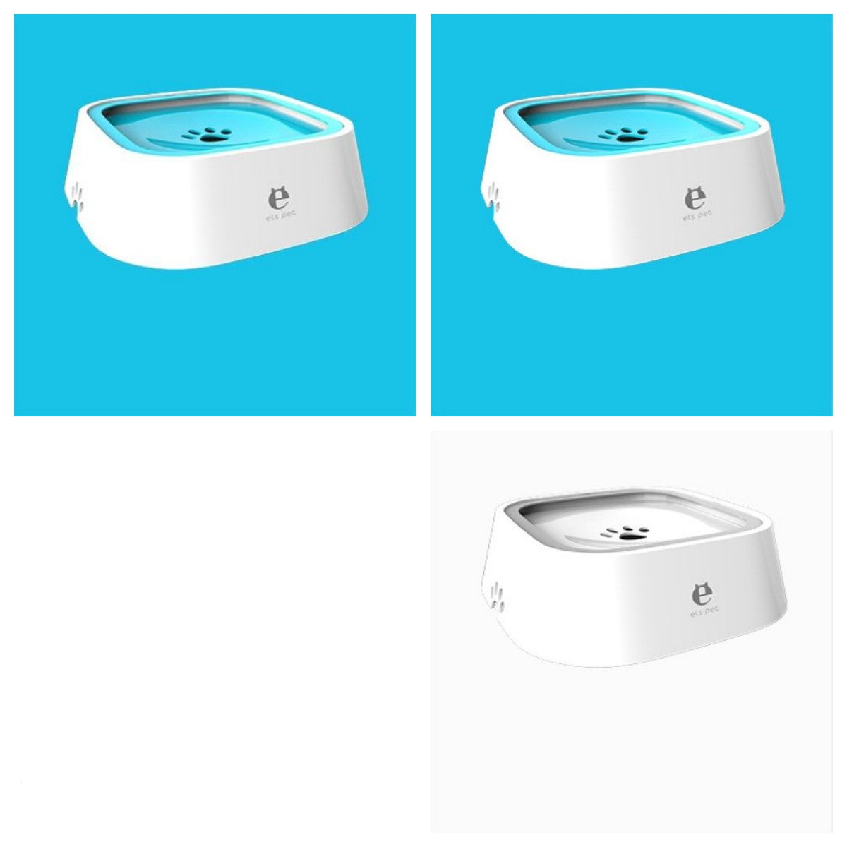 1.5L Cat Dog Water Bowl Carried Floating Bowl Anti-Overflow Slow Water Feeder Dispenser Pet Fountain ABS&PP Dog Supplies Pets Fashion