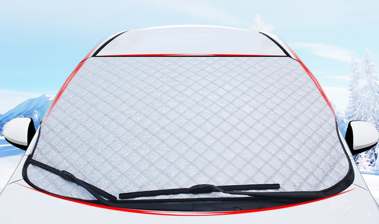 Car snow block front windshield antifreeze cover winter front gear snowboard windshield snow cover frost guard CJD
