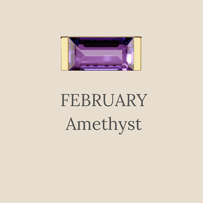 Creative Jewelry Titanium Steel December Birthstone Ring CJD2