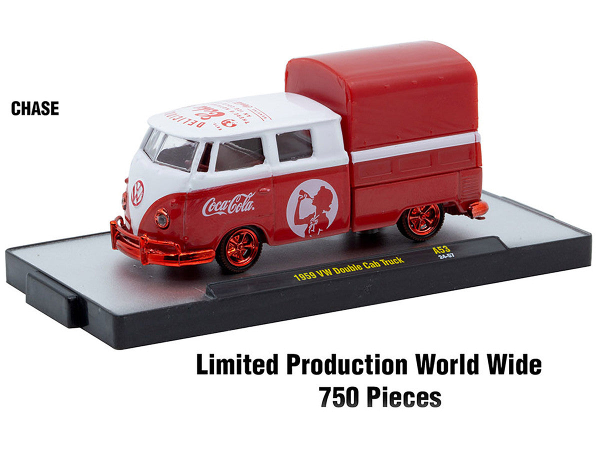 "Coca-Cola" Set of 3 pieces Release 53 Limited Edition to 10000 pieces Worldwide 1/64 Diecast Model Cars by M2 Machines LuxuryLifeWay Online Store