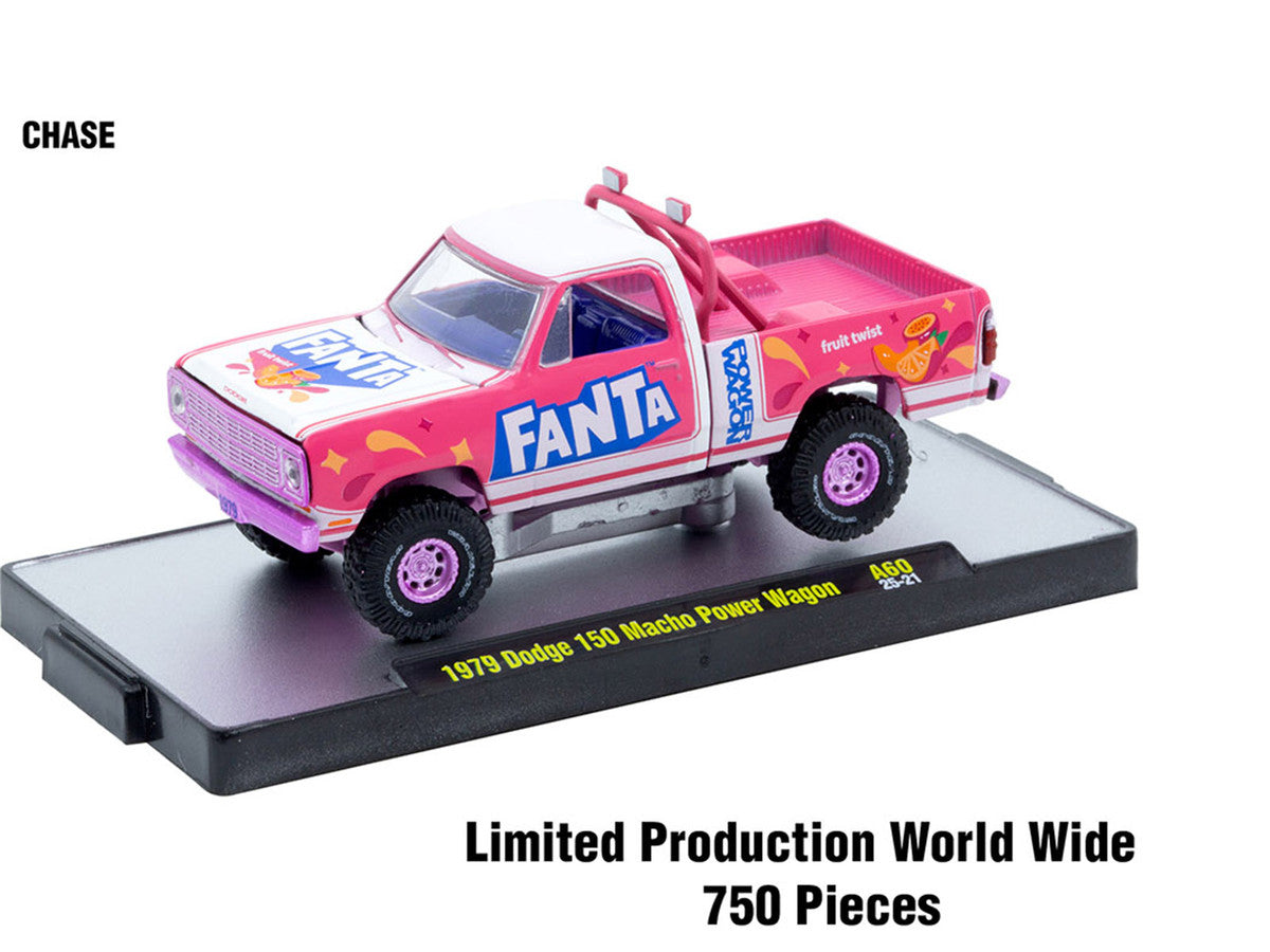 "Sodas" Set of 3 pieces Release 60 Limited Edition to 10000 pieces Worldwide 1/64 Diecast Model Cars by M2 Machines LuxuryLifeWay Online Store