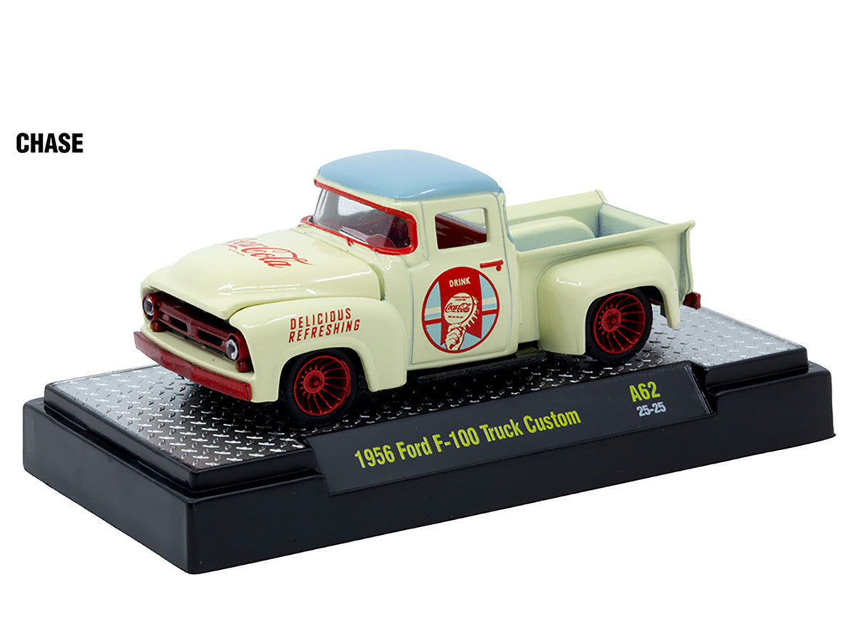 "Coca-Cola" Set of 3 pieces Release 62 Limited Edition to 8000 pieces Worldwide 1/64 Diecast Model Cars by M2 Machines LuxuryLifeWay Online Store