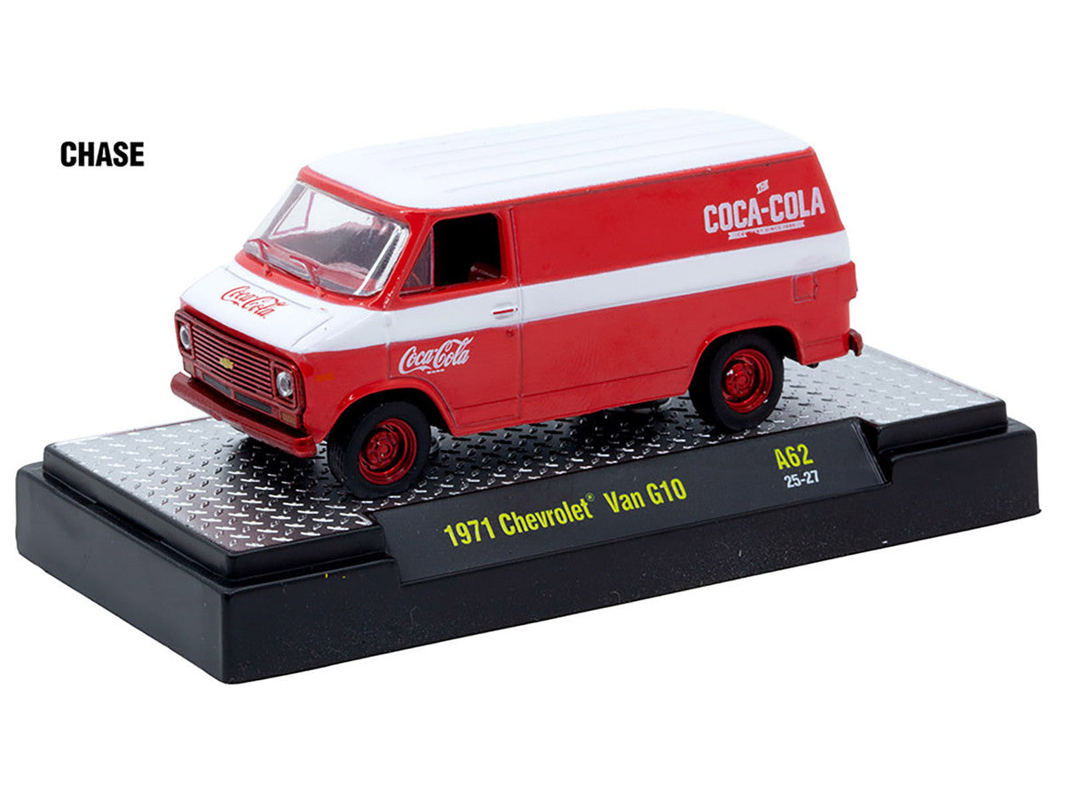 "Coca-Cola" Set of 3 pieces Release 62 Limited Edition to 8000 pieces Worldwide 1/64 Diecast Model Cars by M2 Machines LuxuryLifeWay Online Store
