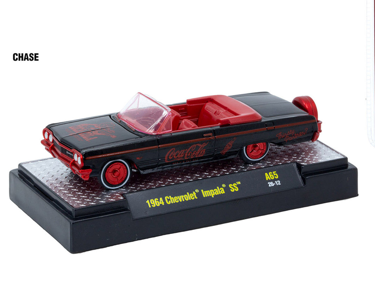 "Coca-Cola" Set of 3 pieces Release 65 Limited Edition to 4800 pieces Worldwide 1/64 Diecast Models by M2 Machines LuxuryLifeWay Online Store