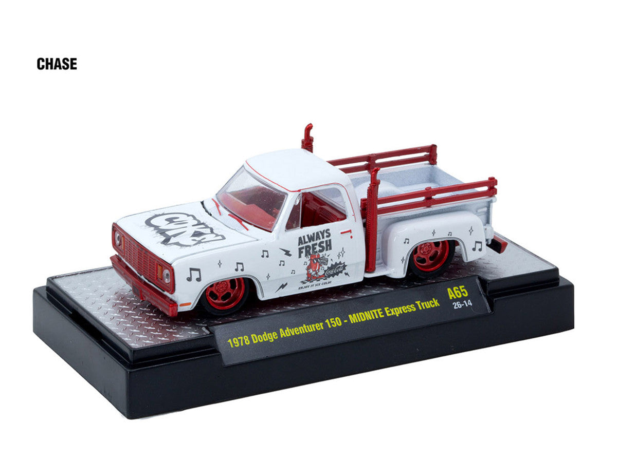 "Coca-Cola" Set of 3 pieces Release 65 Limited Edition to 4800 pieces Worldwide 1/64 Diecast Models by M2 Machines LuxuryLifeWay Online Store