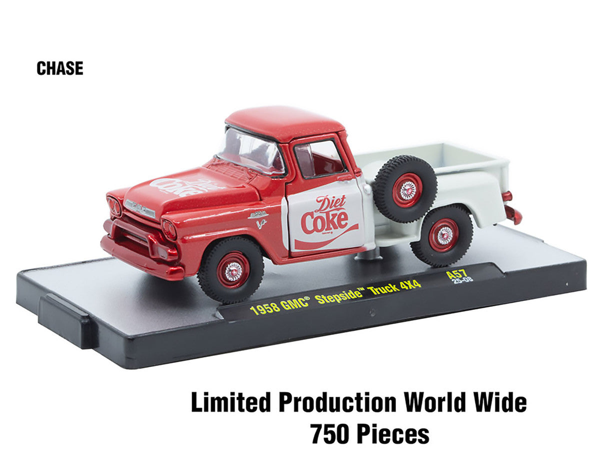 "Sodas" Set of 3 pieces Release 57 Limited Edition to 10000 pieces Worldwide 1/64 Diecast Model Cars by M2 Machines LuxuryLifeWay Online Store