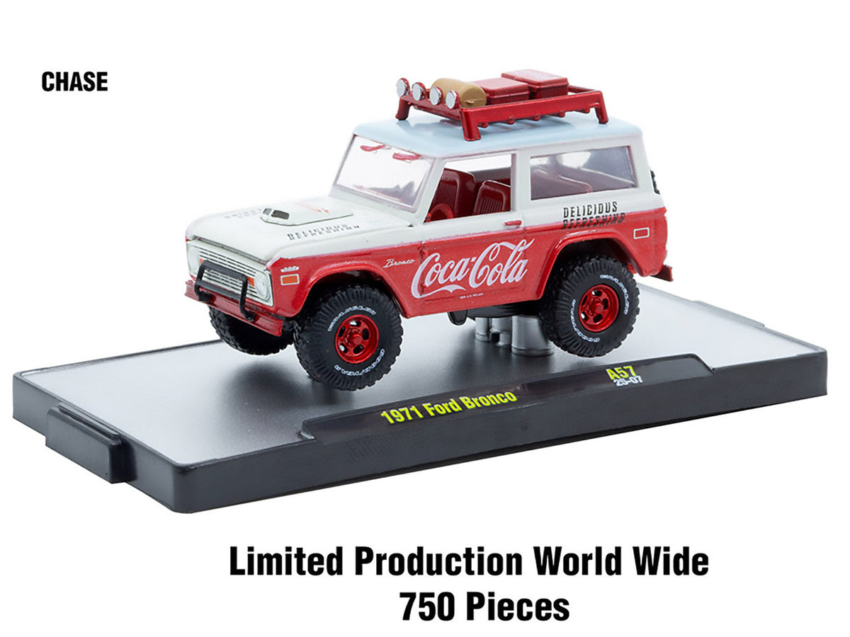 "Sodas" Set of 3 pieces Release 57 Limited Edition to 10000 pieces Worldwide 1/64 Diecast Model Cars by M2 Machines LuxuryLifeWay Online Store