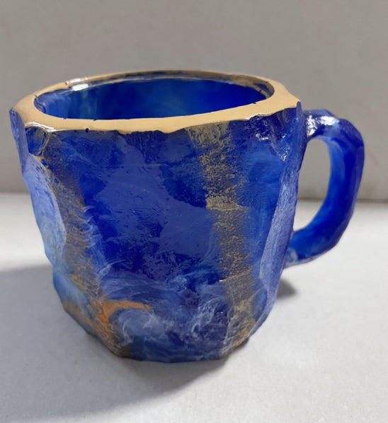 400ml Resin Mineral Crystal Coffee Mugs With Handles Elegant Fake Mineral Crystal Cup For Workplace Home Decor Christmas Gift Kitchen Gadgets PearlNestDecor.com