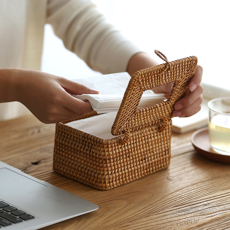 Handmade rattan tissue box Best YouTube Store