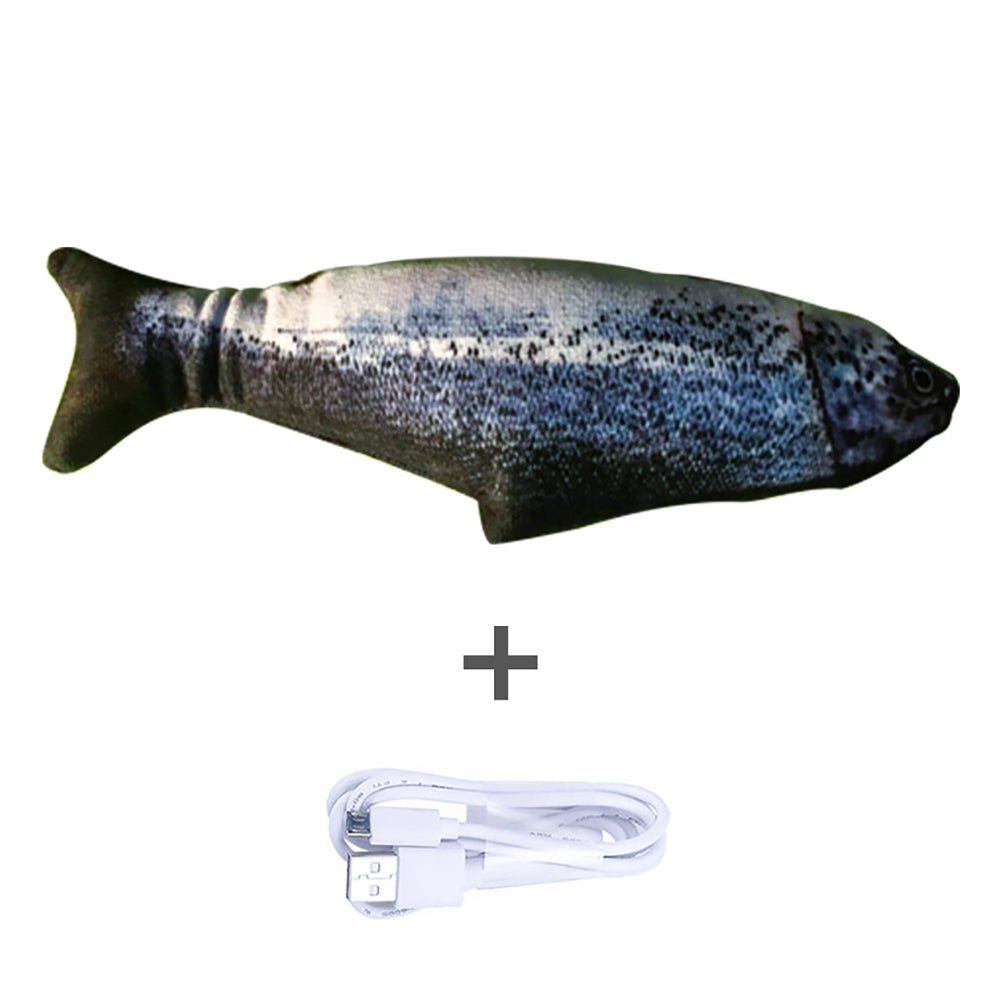 Without Cat Nip Version - Electric Jumping Fish Simulation Electric Fish Toy Pets Fashion