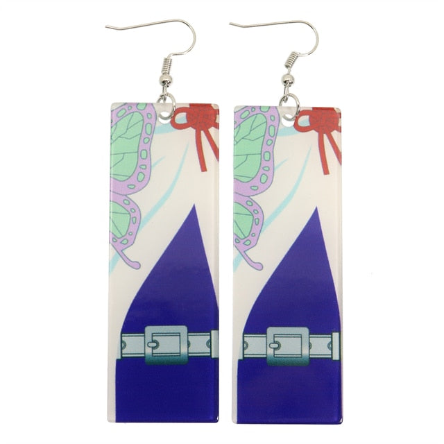 Acrylic Tanjiro Earrings Pi-Mart