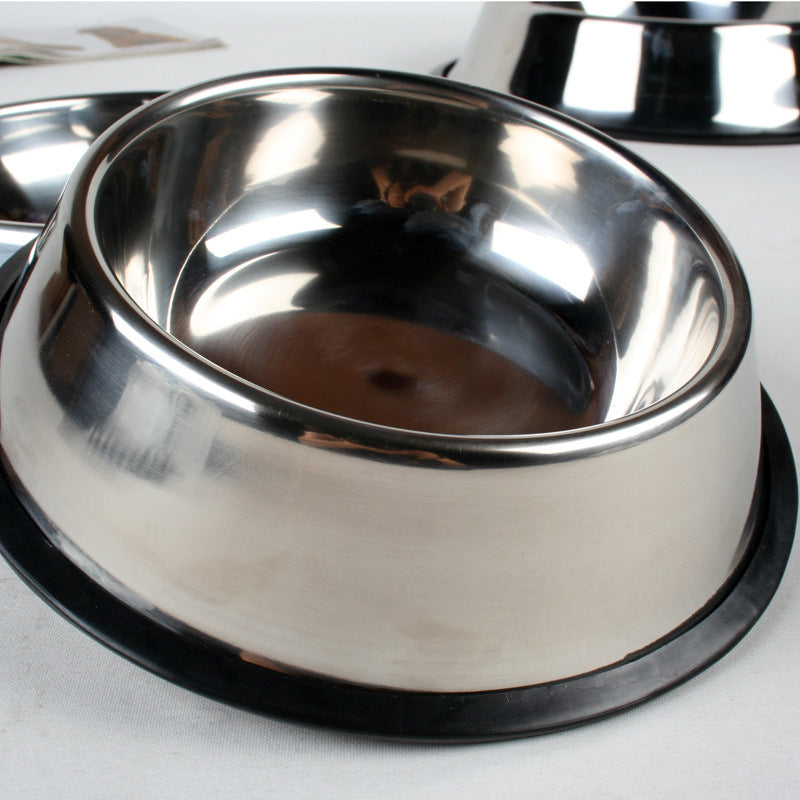 Classic Stainless Steel Bowls Pets Fashion