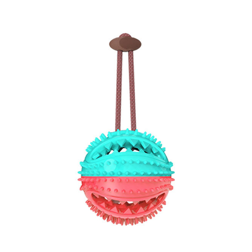 Dog Toys Silicon Suction Cup Tug Interactive Dog Ball Toy For Pet Chew Bite Tooth Cleaning Toothbrush Feeding Pet Supplies Pets Fashion