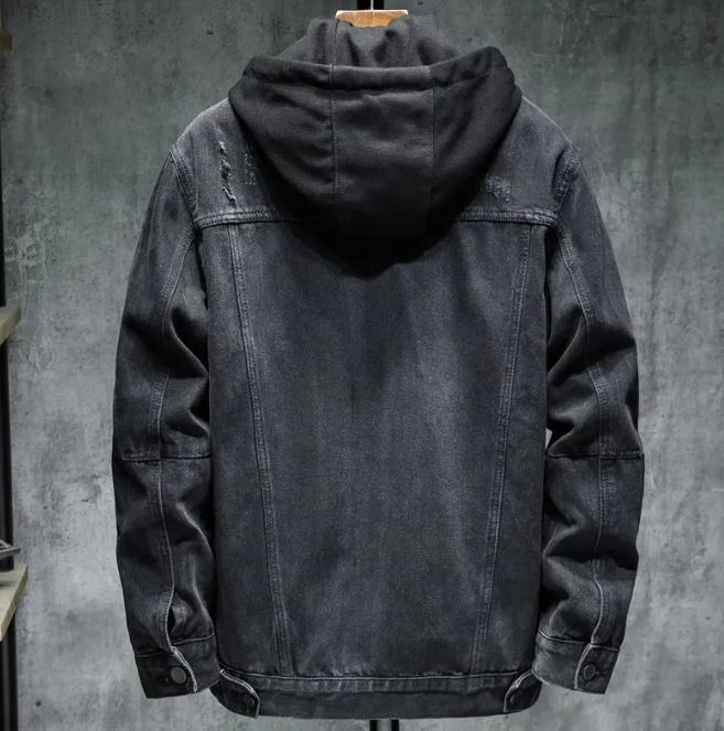 Velvet Denim Jacket Pi-Mart