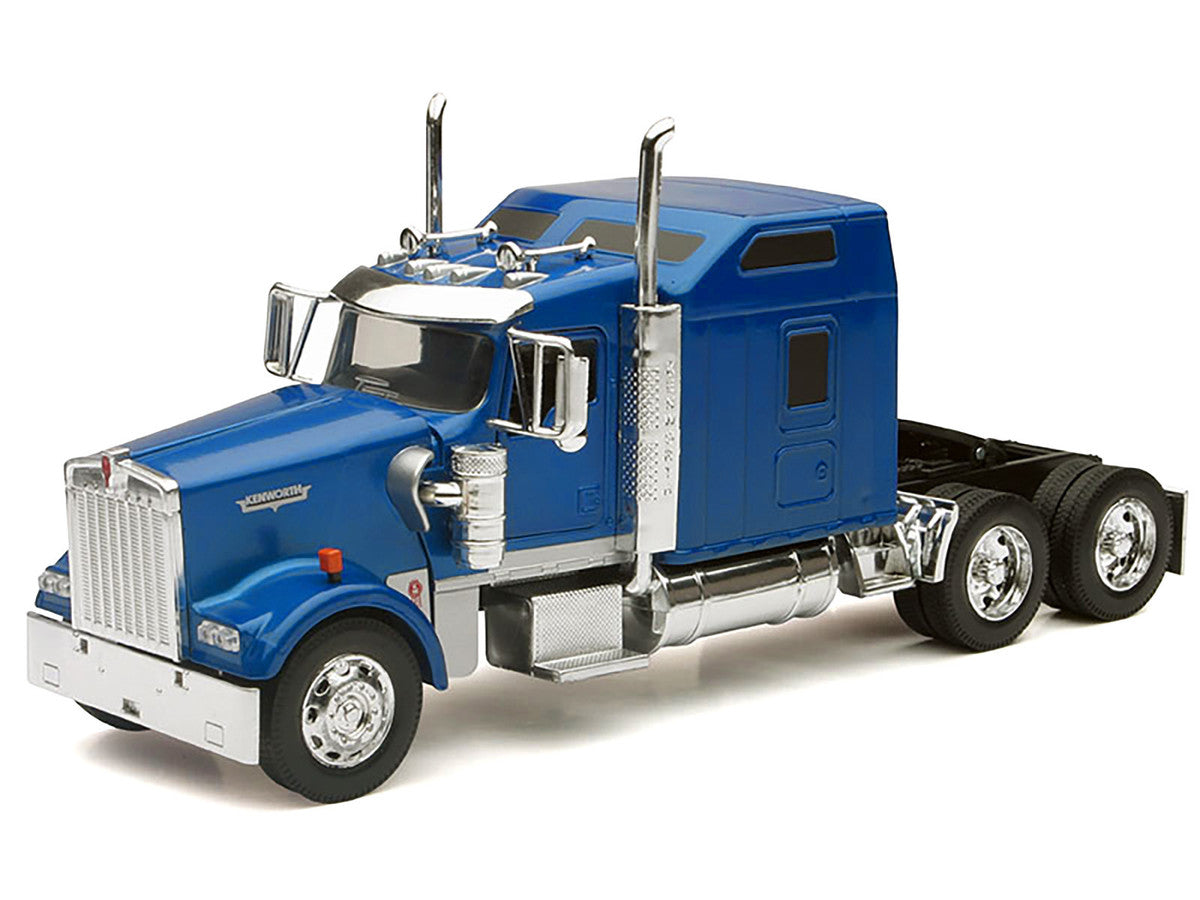 Kenworth W900 Truck Tractor Blue Metallic 1/32 Diecast Model by New Ray LuxuryLifeWay Online Store