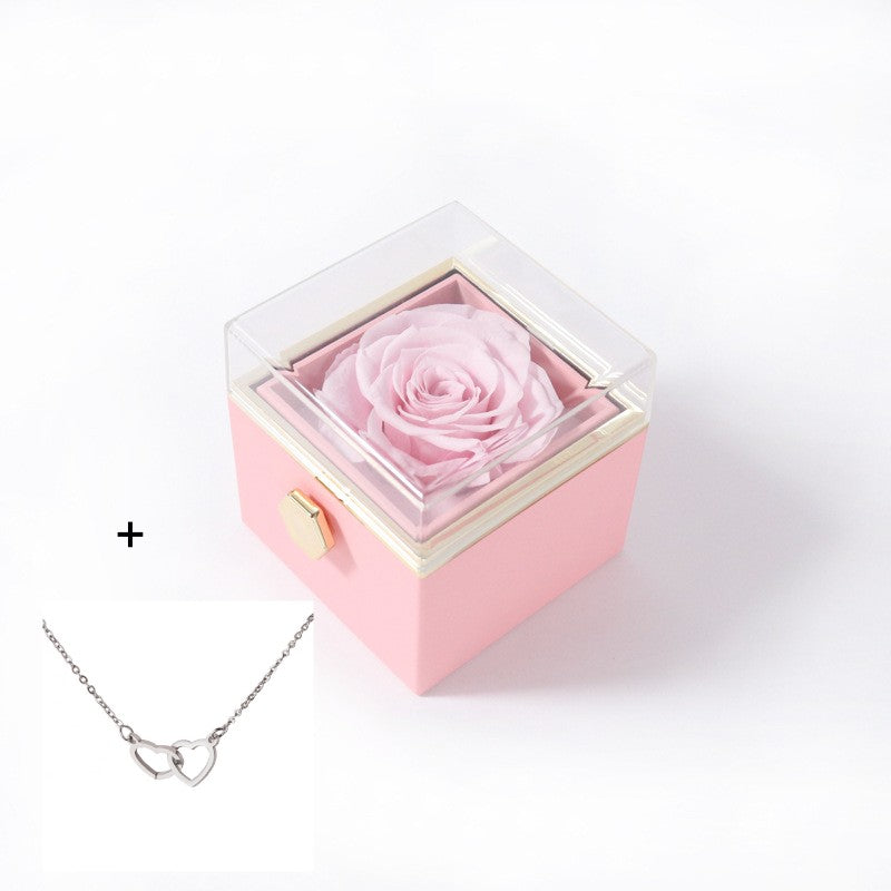 Acrylic Ring Box Valentine's Day Proposal Confession