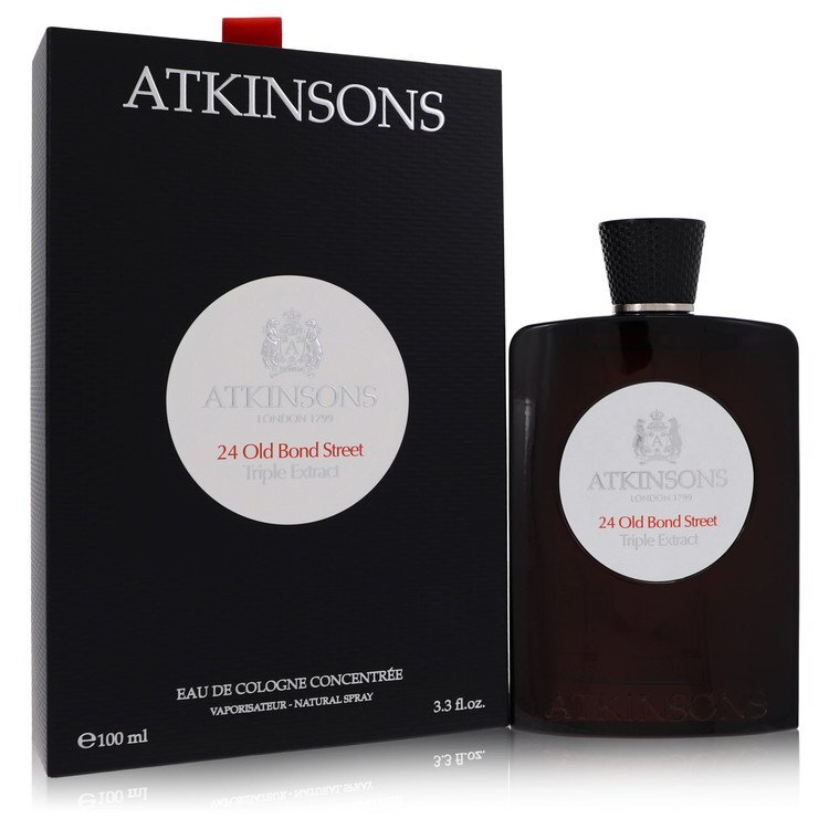 24 Old Bond Street Triple Extract by Atkinsons Eau De Cologne Concentree Spray 3.3 oz (Men) LuxuryLifeWay Online Store