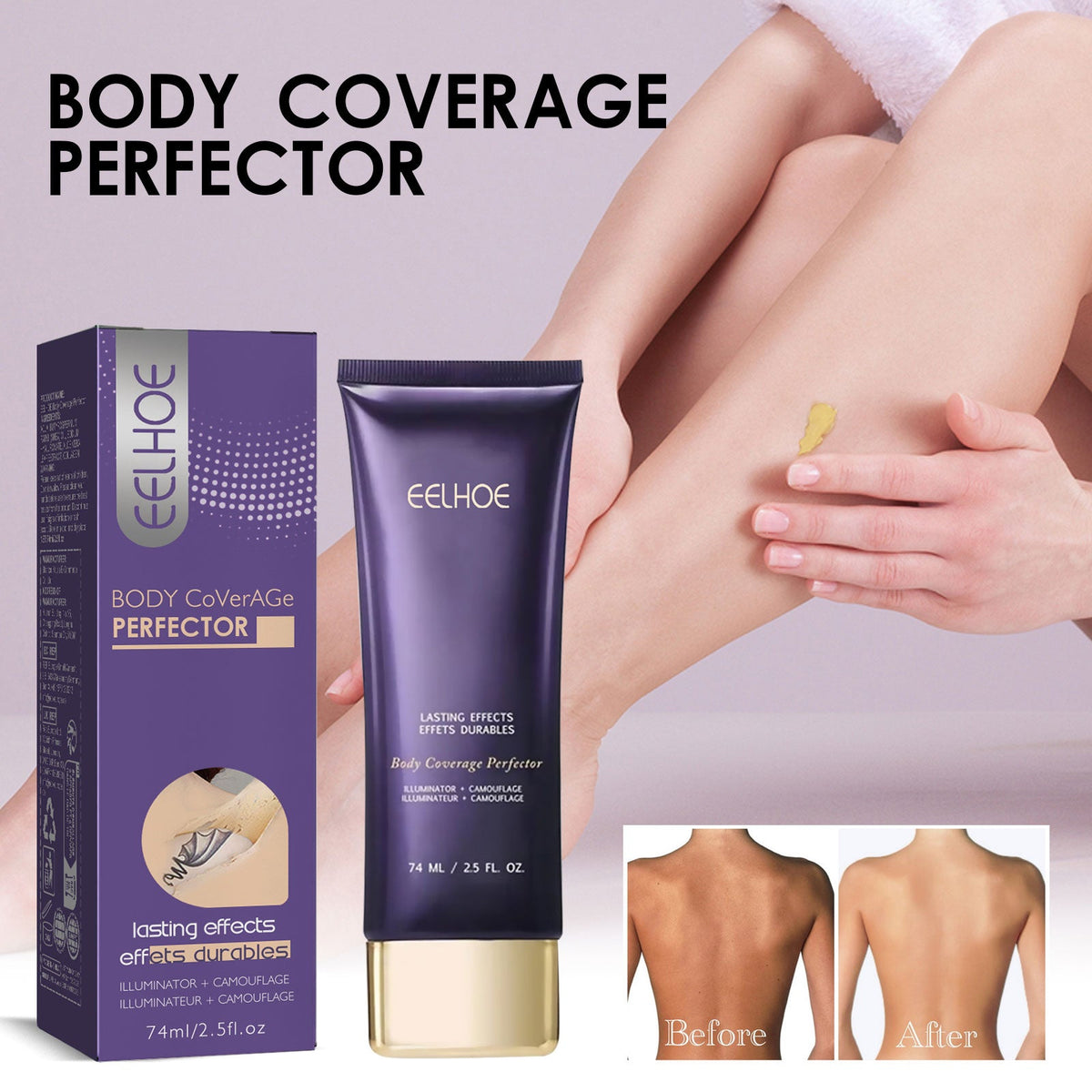 Body Concealer Repair Cream  Ivory White 74ml 1 Box Tri Light Beauty