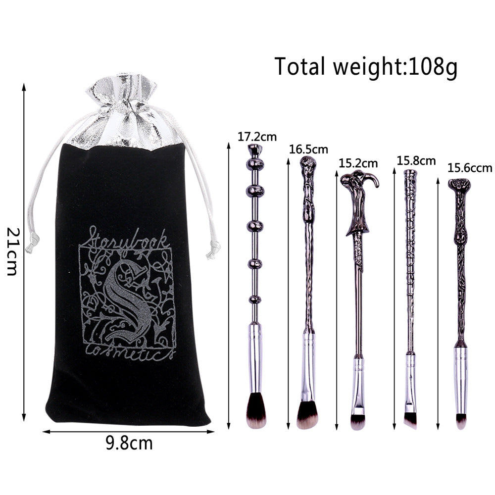 5-Piece Makeup Brush Set for Eye Makeup LadyShow.Store
