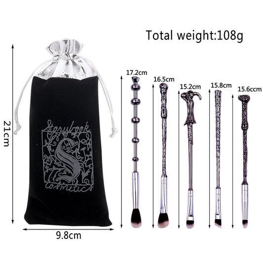 5-Piece Makeup Brush Set for Eye Makeup LadyShow.Store