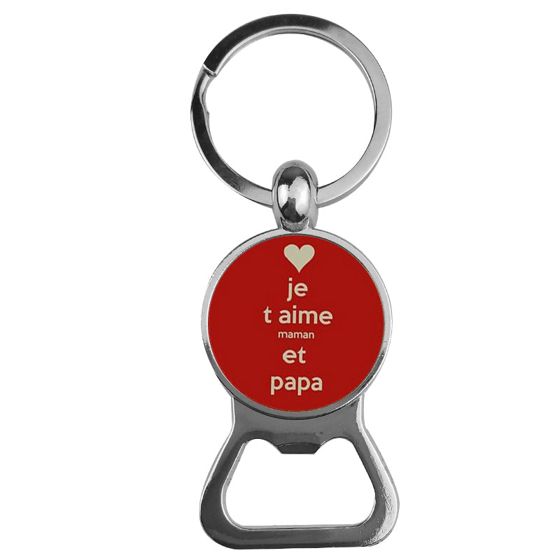 Ornaments Time Gemstone Bottle Opener Keychain LadyShow.Store