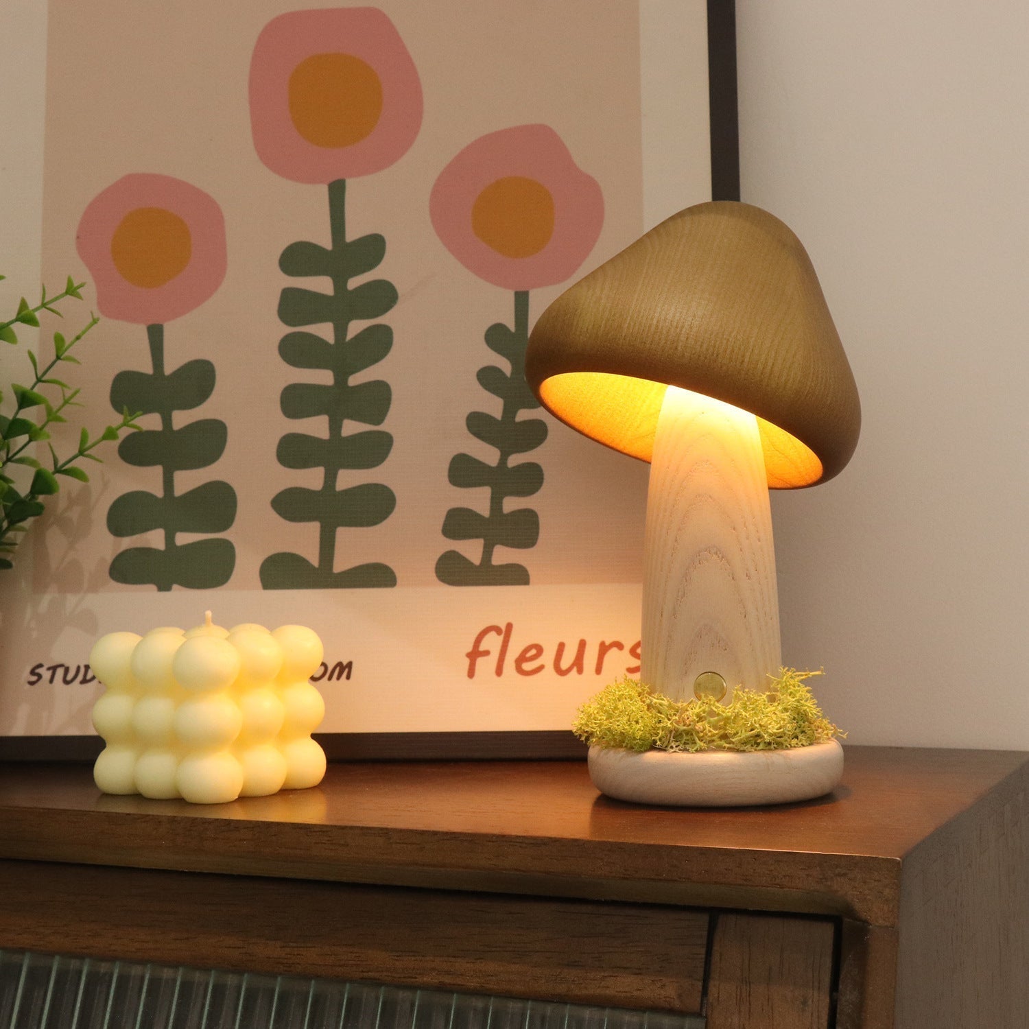 Twisted Mushroom LED Night Light PearlNestDecor.com